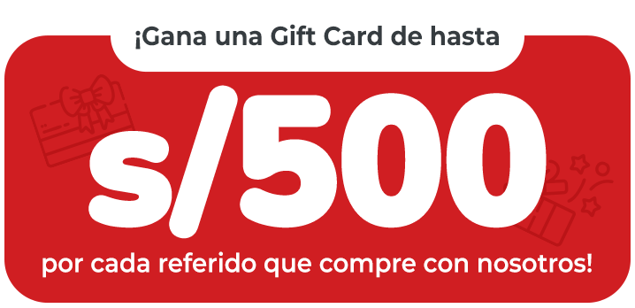 Gana una Giftcard de hasta 500 soles